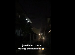 Hujan Satu Rumah di Tebet, LAPAN: Tidak Mungkin