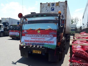 RI Ekspor 247 Ton Bawang Merah ke Thailand dan Singapura
