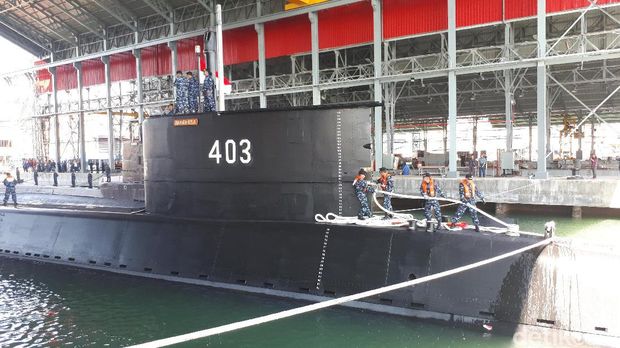 Ini Dia Penampakan Kapal Selam KRI Nagapasa 403