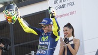 Rossi menorehkan rekor dengan start ke-300 kelas primer dalam balapan itu. (Foto: Shaun Botterill/Getty Images)