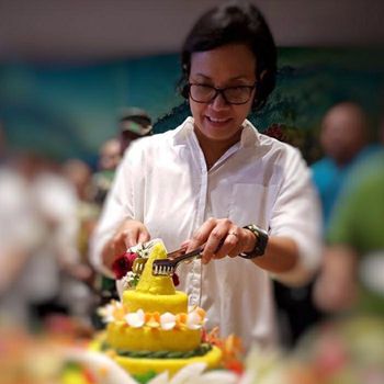 Doa Sri Mulyani di Ulang Tahun ke-55.