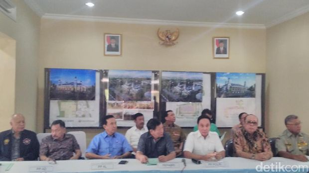 Purnawirawan TNI dan Polri memberikan keterangan pers terkait Perppu Ormas.