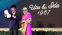 JK membacakan sajak puisi untuk Mufidah/Foto: Sys Milla/Tim Media Wapres