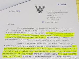Ini Surat Gubernur Bangkok yang Ingin Belajar ke Jakarta soal Kali