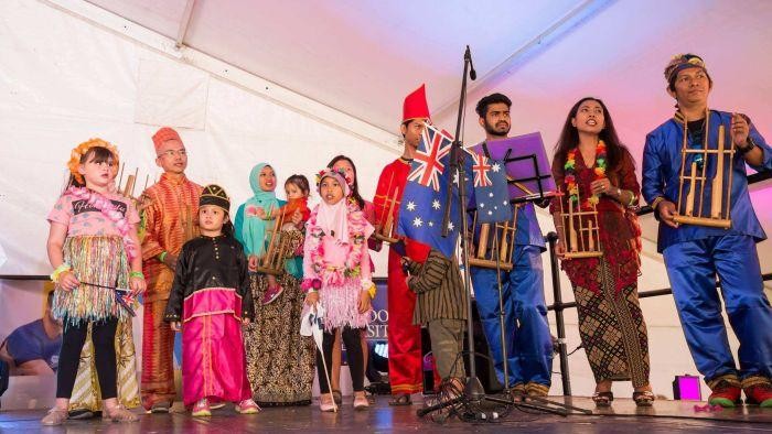Komunitas RI Kenalkan Angklung di Townsville Australia