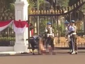 Brokington, Pria Bugil di Istana Positif Pakai Sabu