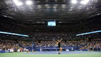 Sharapova kembali ke lapangan tenis pada April lalu setelah selesai menjalani hukuman larangan bertanding akibat doping. Namun, dia beberapa kali diganggu cedera, termasuk cedera paha yang memaksanya absen di Wimbledon. Mandatory Credit: Jerry Lai-USA TODAY Sports.