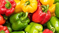 Paprika mengandung dua kali lebih banyak kadar vitamin C dibandingkan dengan buah sitrat. Paprika juga merupakan sumber beta-karoten dan capsaicin, yang terbukti bisa meningkatkan metabolisme. Foto: Istimewa