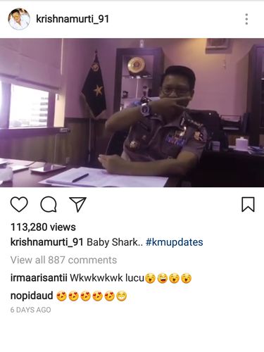 Baby Shark Polisi | saat polisi ketularan demam baby shark challenge Baby Shark Polisi | saat polisi ketularan demam baby shark challenge