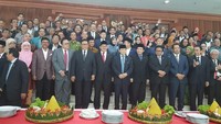 Turut hadir dalam peringatan HUT ke-72 DPR sejumlah undangan. eperti Ketua DPD Oesman Sapta Odang, Wakil Ketua MPR Mahyudin, Ketua KY Aidul Fitriciada Azhar, hingga dua orang Ketua DPR, Agung Laksono dan Marzuki Alie. Foto: (Dok. Istimewa).