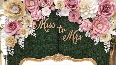 15 Inspirasi Dekorasi Paper Flower yang Cantik untuk Lamaran & Pernikahan