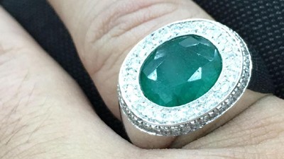 Foto: Anies Diberi Cincin Bermata Hijau oleh Ulama Saudi