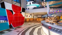 Mulai dari dekorasi ruangan hingga interior semuanya bertema karakter animasi tikus lucu Disney ini. Cute! (Walt Disney World)