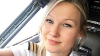Ini adalah Michelle Gooris, seorang pilot muda berusia 25 tahun yang berasal dari Belanda. Manisnya bikin pusing! (Instagram/dutchpilotgirl)