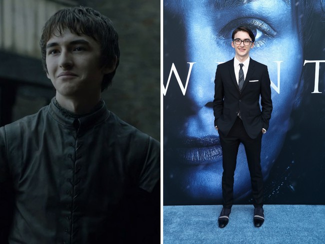 Di kehidupan nyata, Isaac Hempstead Wright pemeran Bran Stark butuh kacamata untuk membantunya melihat dunia.  