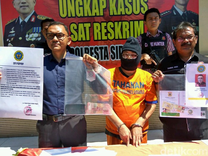 Mengaku Bisa Masukkan Jadi Anggota BIN, Warga Sidoarjo Ditangkap