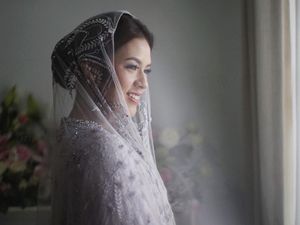 Foto: Cantiknya Raisa Pakai Gaun Bertabur Payet di Pengajian Jelang Nikah