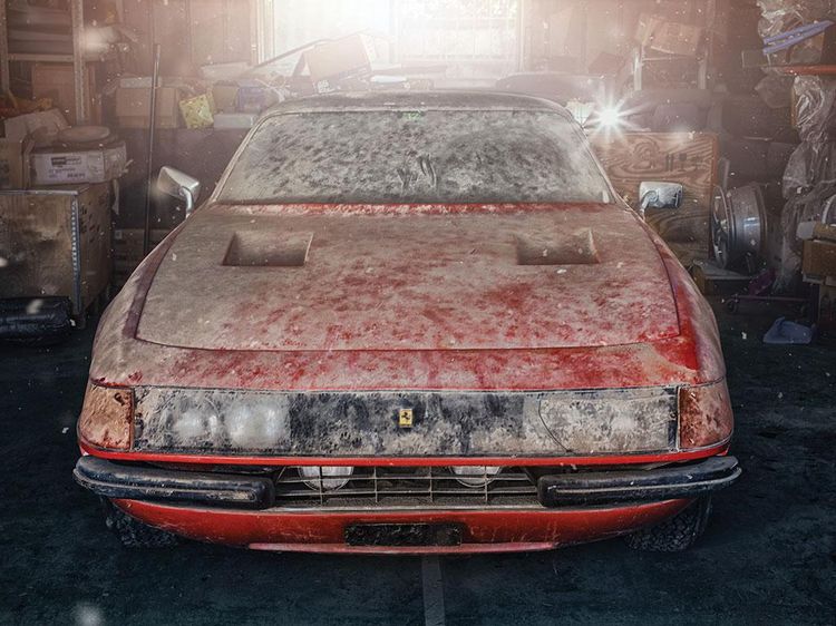Huff, Ferrari Rp 26,6 Miliar Disimpan di Gudang Sampai Dekil