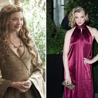 Bila Margaery Tyrell digambarkan sebagai sosok putri cantik dan feminin dengan rambut ikal panjangnya, pemeran Margaery, Natalie Dormer justru sosok wanita yang edgy. Natalie tak takut tampil dengan rambut cepak satu sisi, ataupun makeup mata smokey yang berat.