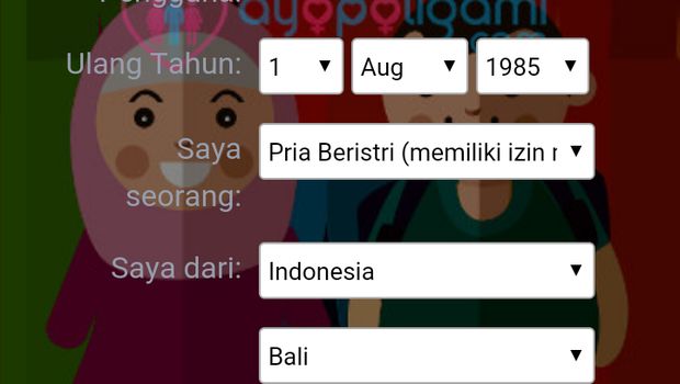 Website dan Aplikasi AyoPoligami Ditutup Sementara