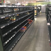 Adalah supermarket bernama Edeka yang berada di Hamburg, Jerman, yang mencoba melakukan eksperimen sosial dengan menarik seluruh produk impor dari rak toko mereka. (Foto: Dok. CEN, Stripes Europe)