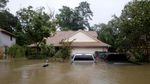 Potret Warga Texas yang Dilanda Banjir Akibat Badai Harvey