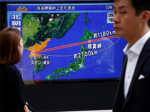 PM Abe Soal Rudal Korut: Ini Ancaman yang Belum Terjadi Sebelumnya