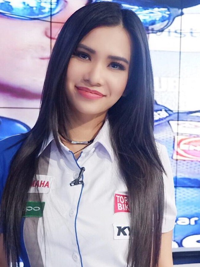 Maria Vania - Presenter Olahraga Moto Gp di Trans 7. Foto: Instagram