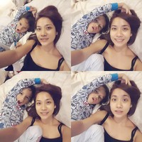 BCL tampak flawless saat tampil tanpa makeup ketika berpose selfie bersama putranya, Noah Sinclair.