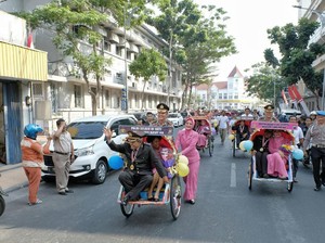 Polrestabes Surabaya Gelar Wisuda Purna Tugas untuk Ketiga Kali