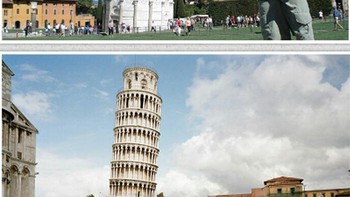Harapannya bisa dengan mudah mengabil foto di Menara Pisa, Italia. Kenyataannya harus mengantri untuk mendapatkan foto latar belakang yang bagus.  (Foto: boredpanda)