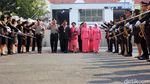 Penghormatan Polrestabes Surabaya untuk Anggota yang Pensiun