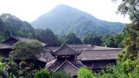 Foto: Kuil Hufu punya pemandangan yang istimewa. Terletak di atas ketinggian, pemandangannya sungguh juara (Wahyu/detikTravel)