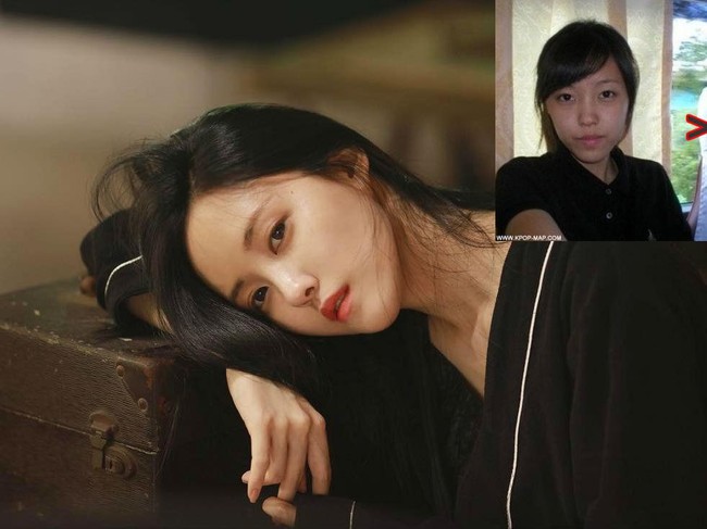 Hyomin yang merupakan personel girlband T-ara tampak sangat berbeda sebelum operasi plastik. Kini dia memiliki wajah yang mungil dan hidung mancung. Foto: Dok. K-Pop.Map, Instagram