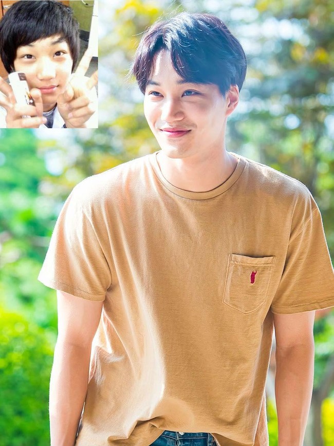 Personel EXO, KAI, yang menjadi idola wanita muda memiliki penampilan yang berbeda sebelum operasi plastik. Setelah bedah plastik, KAI menjelma menjadi pria tampan yang senyumnya meluluhkan hati penggemarnya. Foto: Dok. K-Pop.Map, Instagram