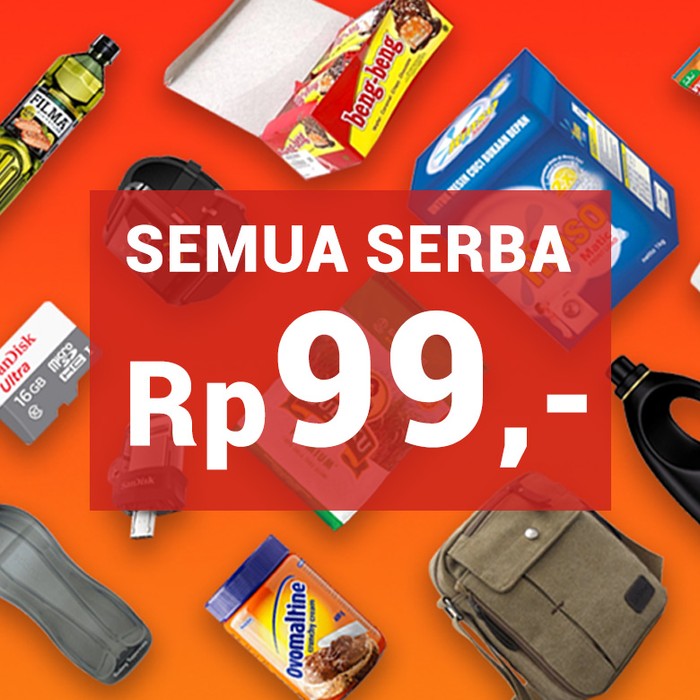 Hari Ini, Produk Berikut Bisa Dibeli dengan Rp 99 Saja
