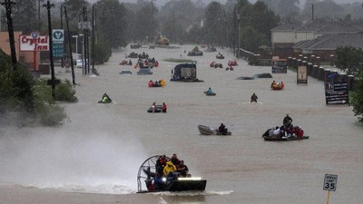 Houston, We Have a Problem! Banjir Akibat Badai Harvey Belum Surut