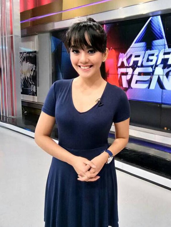 Putri Viola - Presenter Kabar Arena di TV One. Foto: Instagram