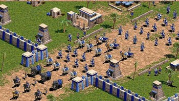 Salah satu game tenar di zaman itu, Age of Empires. Foto: Istimewa