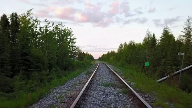 Jalur kereta ini tengah terancam bangkrut (Eliana Alvarez Martinez/BBC)