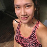 BCL paling sering mengunggah wajah tanpa makeup setelah berolahraga. Walaupun berkeringat, pelantun ‘Tentang Kamu’ itu tetap cantik.