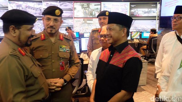 Kapolri Jenderal Tito Karnavian bertemu dengan Kepala Kepolisian Arab Saudi Jenderal Said Abdullah Al Qahtani.
