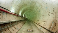 Proyek MRT fase I membentang sepanjang 16 km. Di jalur tersebut terdapat 13 stasiun yang terdiri dari 7 stasiun layang dan 6 stasiun bawah tanah. Dok. MRT Jakarta.