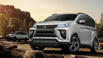 Foto: Perkiraan Wajah Mitsubishi Delica Terbaru, Mirip Xpander?