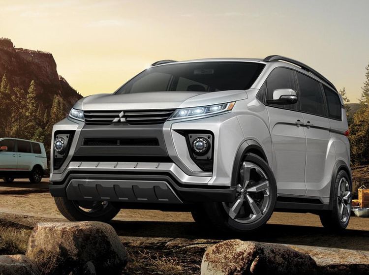 Foto: Perkiraan Wajah Mitsubishi Delica Terbaru, Mirip Xpander?