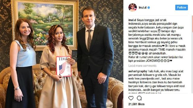 Dari Kampung hingga Jadi Narasumber TIME, Inul Selalu Percaya Diri