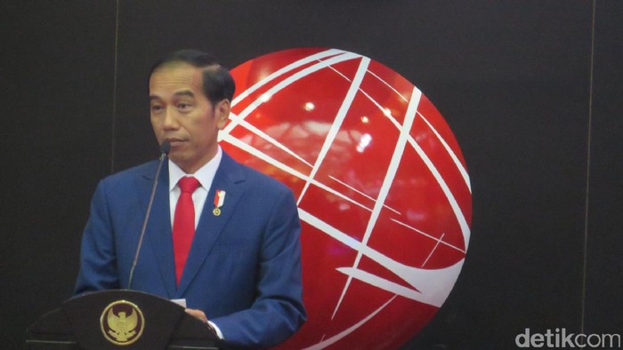 Presiden Jokowi di BEI