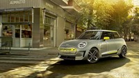 Sebelum diperkenalkan secara resmi di lantai pameran Frankfurt Motor Show 2017, MINI sudah menyebarkan foto-foto konsep mobil listrik ini. Terlihat desainnya seperti sebuah MINI Cooper yang lebih futuristik. Dok. MINI.
