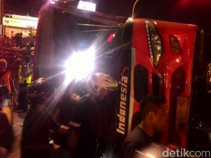 Bus PO Indonesia Ternyata Tak Alami Rem Blong