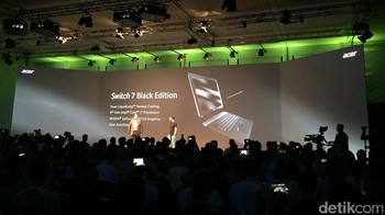 Acer seperti disaksikan detikINET di ajang itu juga meluncurkan sejumlah produk PC gaming jagoannya. Foto: Septiana Ledysia/detikINET